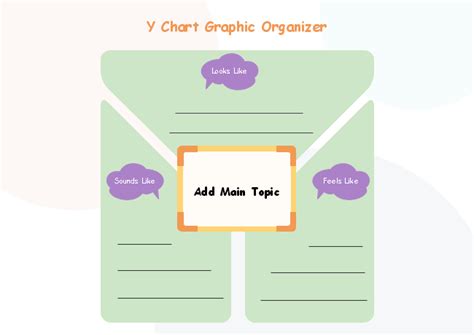 Free Y Chart Graphic Organizer Template