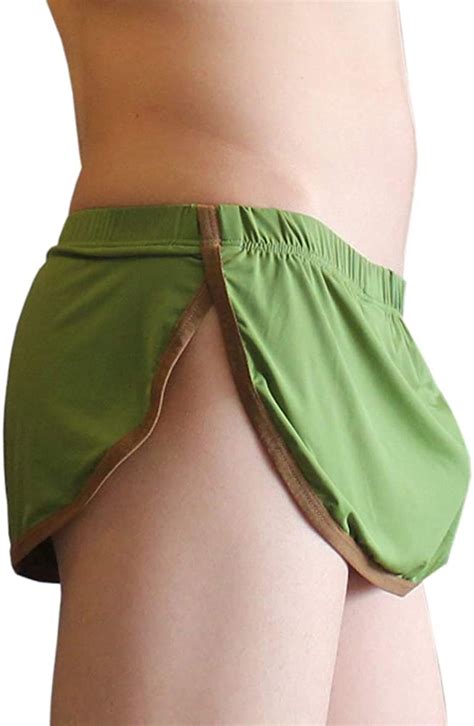 kamuon men s sexy pouch thong g string boxer underwear panties home sleep shorts ebay