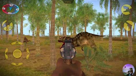 Carnivores Dinosaur Hunter Hunting T Rex And Spinosaurus With