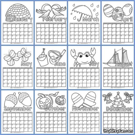 Download free printable monthly calendar template with holidays, editable calendar, blank calendar, fax cover sheet, planner template, and free monthly calendar: Printable Calendar for Kids 2019 - itsybitsyfun.com | Kids ...