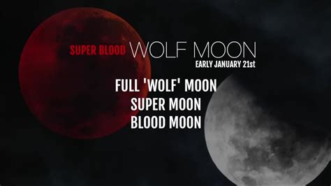 Rare Super Blood Wolf Moon Will Happen In January