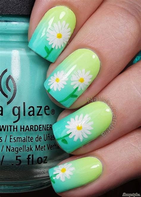 Best Daisy Nails Floral Nail Art Reny Styles