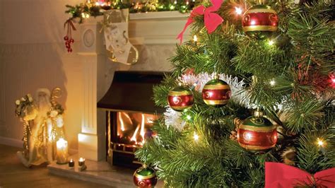 Christmas Fireplace 1920x1080 Wallpapers Wallpaper Cave