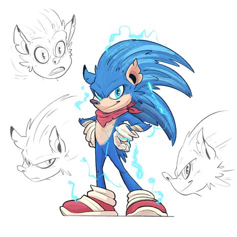 Artstation Sonic The Hedgehog Characters 1 Sonic
