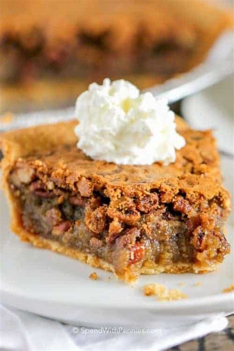 Easy Pecan Pie Recipe No Corn Syrup Spend With Pennies