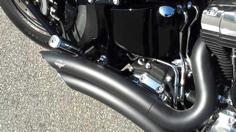 Harley davidson evo 1340 custom exhaust pipes. 2012 Harley Softail Slim (Vance and Hines Big Radius 2 in ...