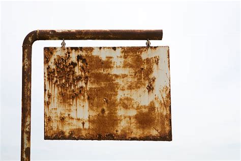 Rusty Sign Blank Stock Photos Pictures And Royalty Free Images Istock