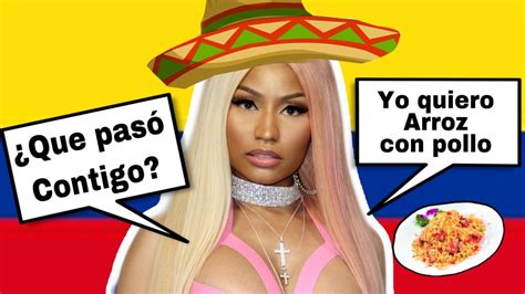 Nicki Minaj Speaking Spanish Hablando EspaÑol 2020 Youtube