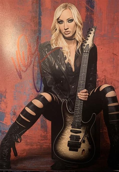 Autographed Nita Strauss Alice Cooper Lead Guitarist 8x10inch Framed