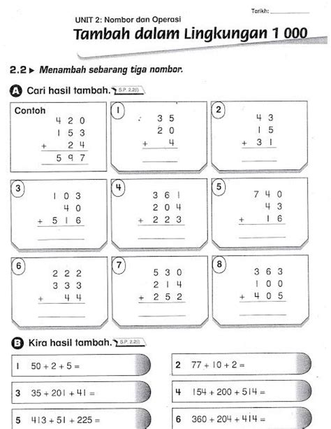 Kalkulator yang digunakan untuk menyelesaikan masalah menggunakan empat operasi asas matematik. Soalan Matematik Tahun 2 Operasi Tambah - Contoh Soal2