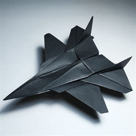 Origami Jet Fighter Su 27 Folded By Me From An A4 Paper R