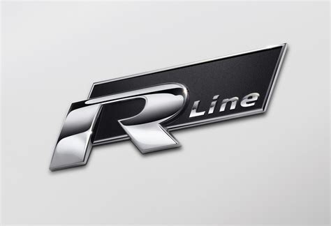 Original Vw R Line Emblem Schriftzug Logo