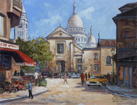 Place Du Tertre Montmartre Painting By Irek Szelag Fine Art America