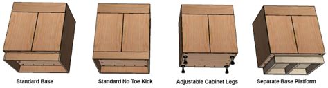 Base cabinet toe kick depth. How To Build Frameless Base Cabinets