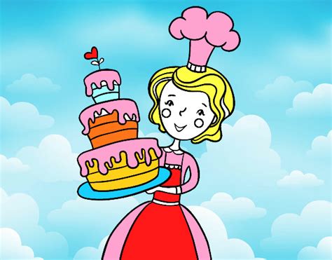 Preparare una torta di compleanno per bambini richiede passione e fantasia. Disegno Torta di compleanno fatta in casa colorato da ...