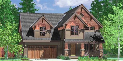 40 Ft Wide 2 Story Craftsman Plan With 4 Bedrooms