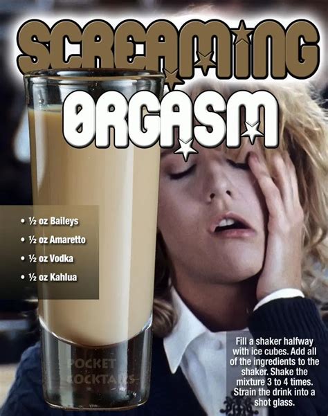 Screaming Orgasm Pocket Cocktails