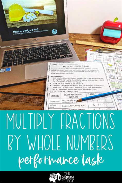 Multiplying Fractions By A Whole Number Activity Math Project Based