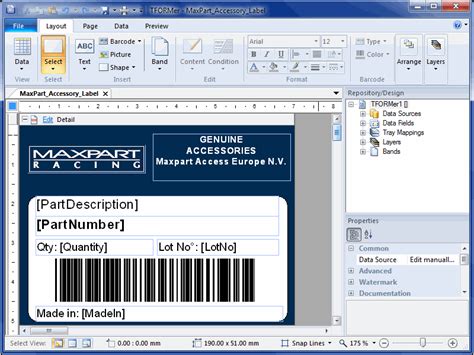 Barcode Label Printing Software Tformer Label Software For Barcode