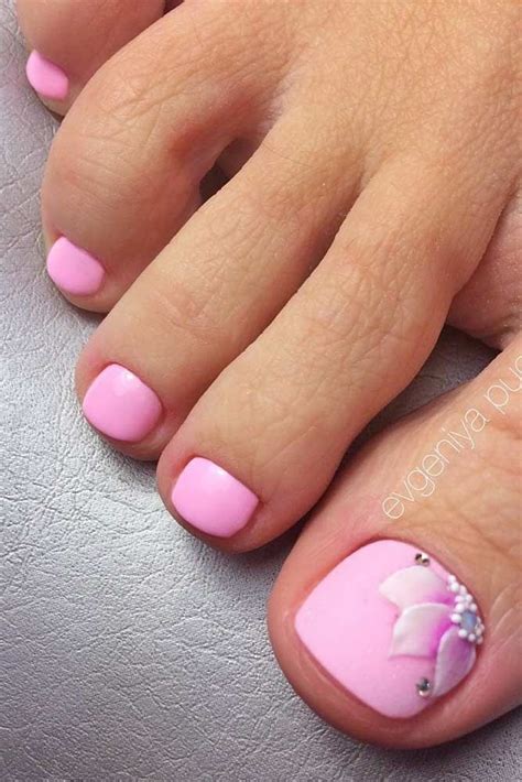 90 Toe Nail Designs To Keep Up With Trends Pink Toe Nails Feet Nail