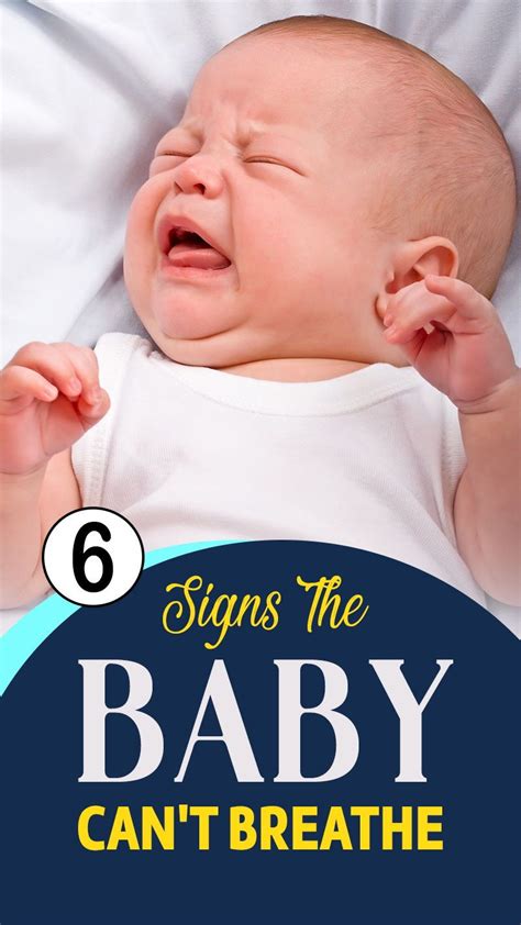 6 Signs The Baby Cant Breathe Baby Development Newborn Care Baby