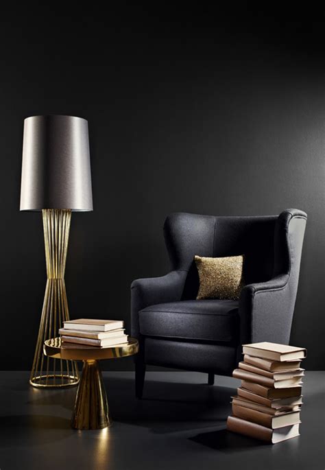 Great small living room designs by colin justin basement room. BLACK & GOLD Mood Board for a Stylish Living Room ...