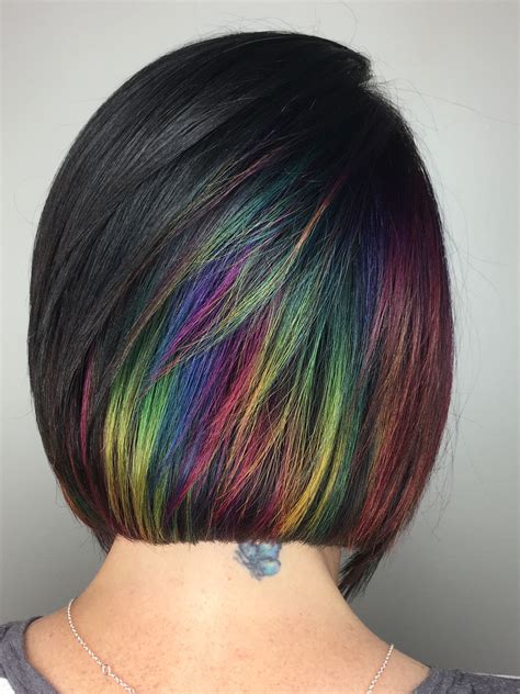 Incredible Rainbow Colored Hair Underneath References Cfj Blog