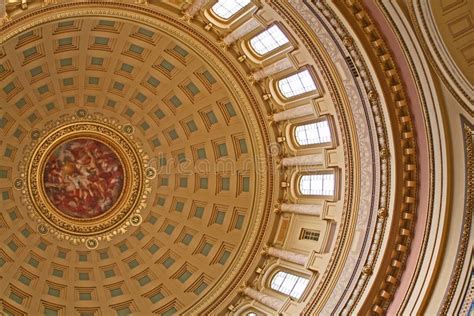 Pennsylvania Capitol Rotunda Ceiling Stock Image Image Of Inside