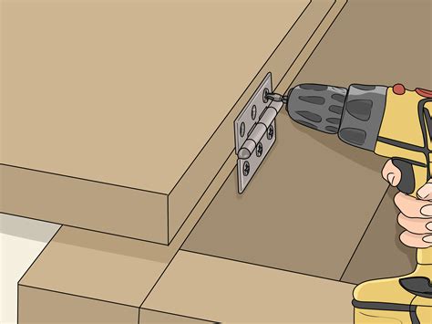 How To Install Cabinet Hinges With Pictures Wikihow