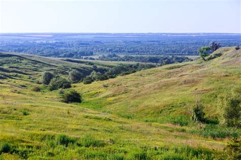 Premium Photo The Hills And Plains In The Central Part Of Russia