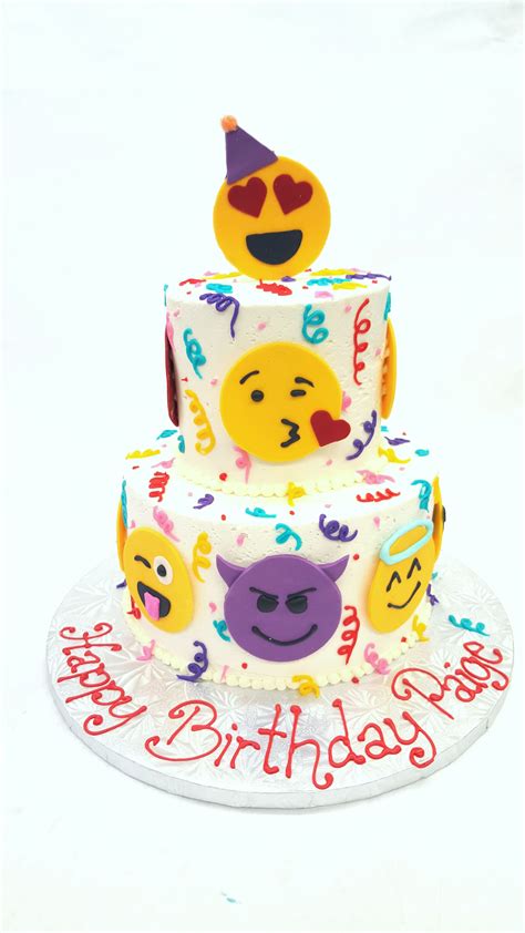 This Emoji Cake Gives Us Major Feels Emoji Birthday Cake Emoji Cake