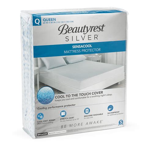 Beautyrest Silver Sensacool Waterproof Mattress Protector Twin Xl