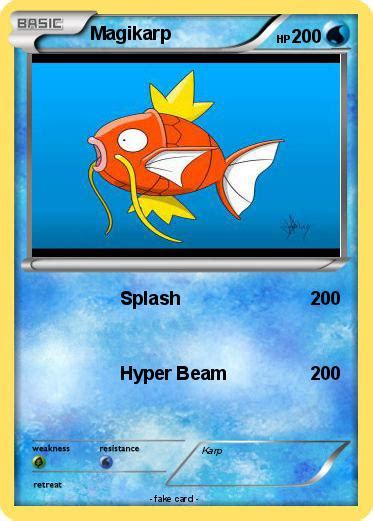 Pokémon Magikarp 892 892 Splash My Pokemon Card