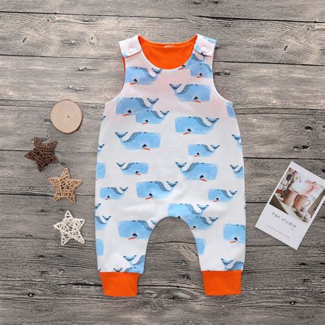 0 24m Newborn Boy Romper Baby Rompers Clothes Cotton Toddler Clothing
