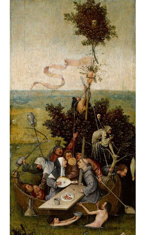 The ship of fools was painted on one of the wings of the altarpiece, and is about two thirds of its original length. Hieronymus Bosch - Visions of Genius, Het Noordbrabants ...