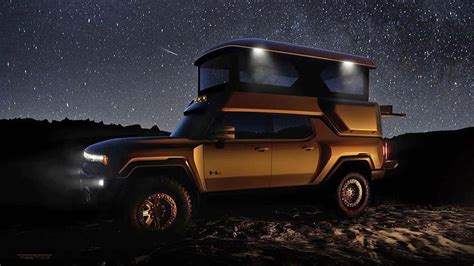 Gmc Hummer Ev With Earthcruiser Overlanding Upfit Will Debut This Month