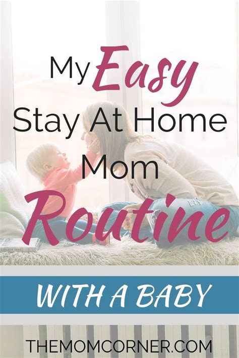 Check Out My Easy Stay At Home Mom Routine With A Baby This Daily
