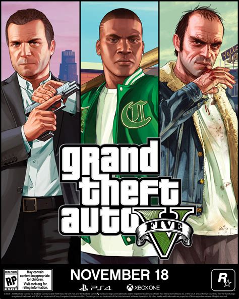 Rockstar Games Announces Grand Theft Auto V Release Dates