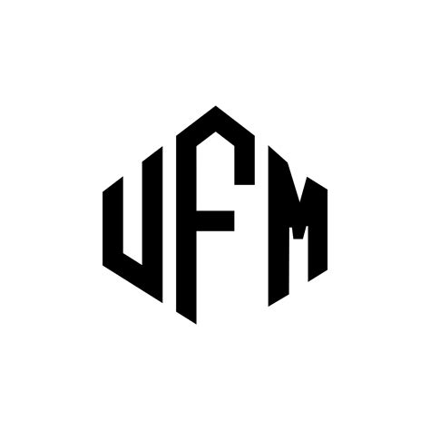 Ufm Letter Logo Design With Polygon Shape Ufm Polygon And Cube Shape