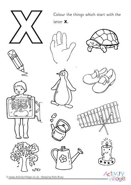 To add a gradient, texture, pattern, or picture, select fill effects, and then go to gradient, texture, pattern, or picture and select. Start With The Letter X Colouring Page