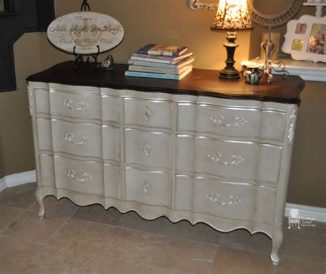 For the bedroom of your dreams. Painted French Provincial Triple Dresser