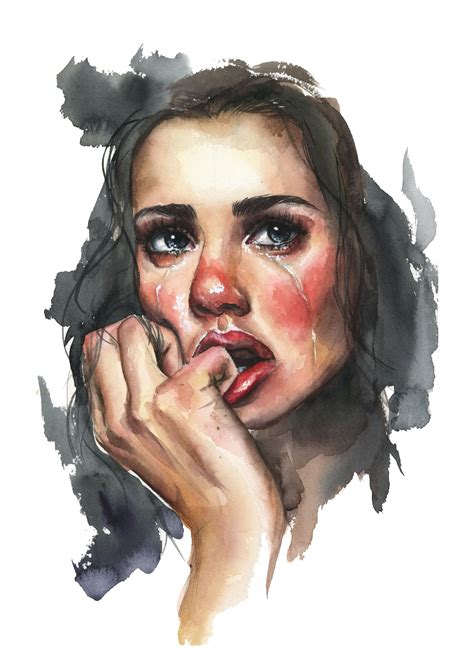 Custom Watercolor Portrait From Your Photo Original Painting T For