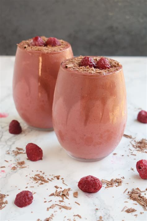Chocolate Raspberry Smoothie The Nutritionist Reviews