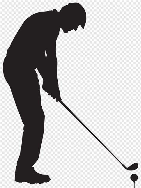 Silhouette Golf Golf Angle Sports Equipment Golf Png Pngwing