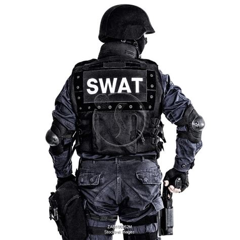 Special Weapons And Tactics Swat Team Officer Shot From Behind