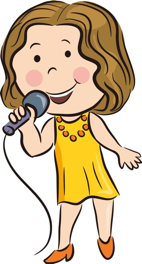 Cartoon Singing K Song Transprent Png Free Gambar Orang Menyanyi