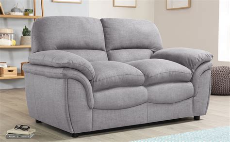 Rochester Grey Fabric 2 Seater Sofa Furniture Choice