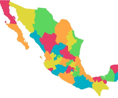 Álbumes Foto Imágenes Del Mapa De La República Mexicana Con Nombres Mirada Tensa