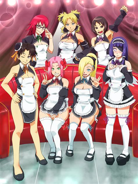 Naruto Girls In Maid Outfits Sunahara Wataru Nudes Naruto Hentai