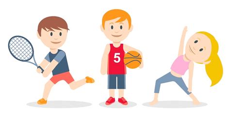 Imagens De Exercícios Físicos Em Desenho